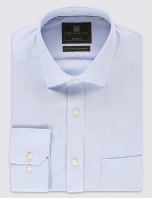 Performance Pure Cotton Non-Iron Tailored Fit Shirt